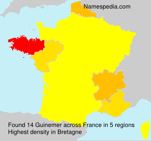Surname Guinemer in France
