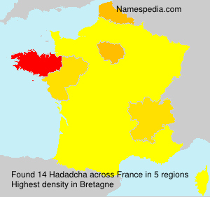 Surname Hadadcha in France