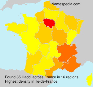 Surname Haddi in France
