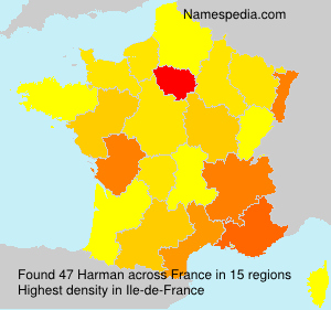 Surname Harman in France