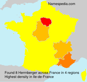 Surname Herrnberger in France