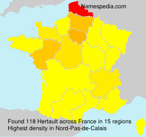 Surname Hertault in France