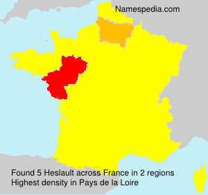 Surname Heslault in France Surname Heslault in France