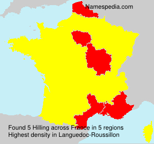 Surname Hilling in France