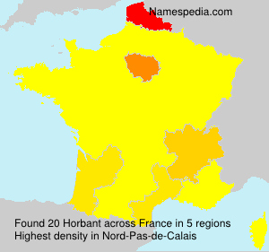 Surname Horbant in France