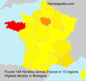 Surname Horellou in France