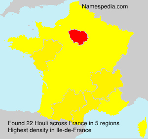 Surname Houli in France Surname Houli in France