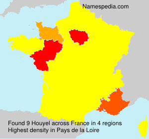 Surname Houyel in France
