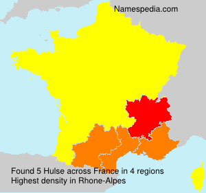 Surname Hulse in France