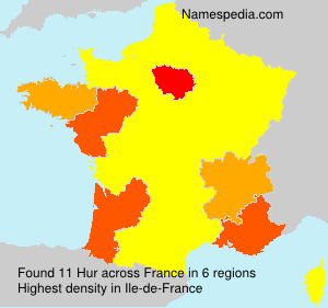 Surname Hur in France