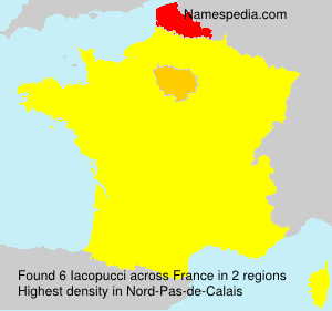Surname Iacopucci in France