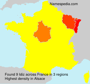 Surname Idiz in France Surname Idiz in France