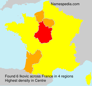 Surname Ikovic in France