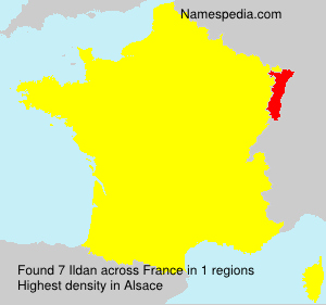 Surname Ildan in France