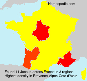 Surname Jacoup in France