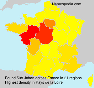 Surname Jahan in France