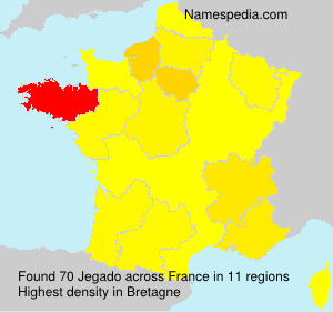 Surname Jegado in France