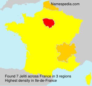 Surname Jeliti in France