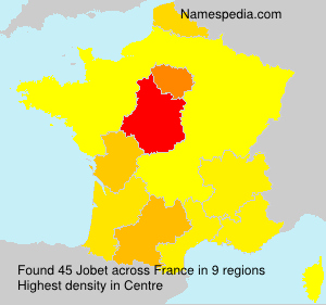 Surname Jobet in France