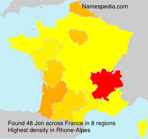 Surname Jon in France
