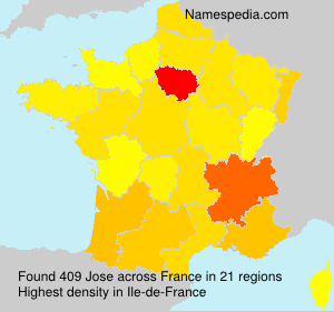 Surname Jose in France