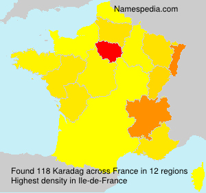 Surname Karadag in France