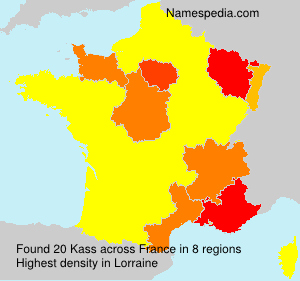 Surname Kass in France
