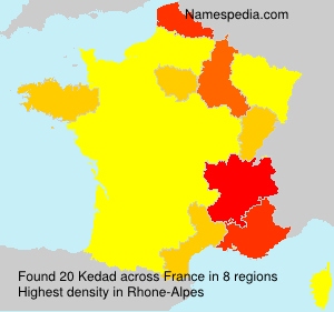Surname Kedad in France