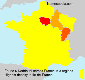 Surname Keddouci in France