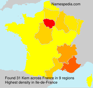 Surname Kem in France