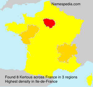 Surname Kertous in France
