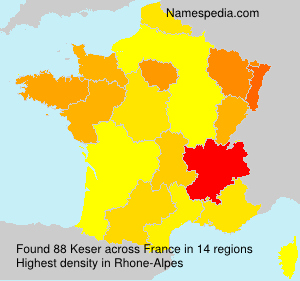 Surname Keser in France