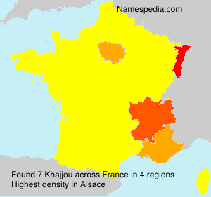 Surname Khajjou in France