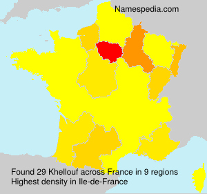 Surname Khellouf in France