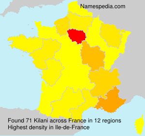 Surname Kilani in France