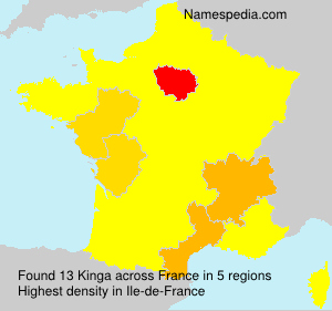 Surname Kinga in France
