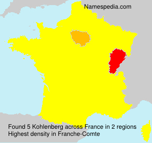 Surname Kohlenberg in France