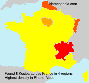 Surname Kosiba in France