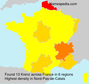 Surname Krenz in France