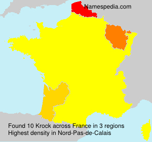Surname Krock in France