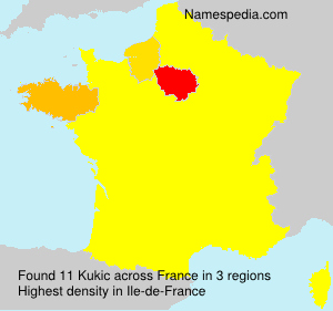 Surname Kukic in France