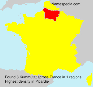 Surname Kummutat in France Surname Kummutat in France