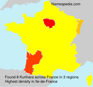 Surname Kurihara in France