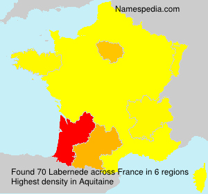 Surname Labernede in France