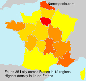 Surname Lally in France