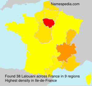 Surname Lalouani in France