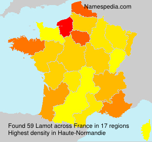Surname Lamot in France