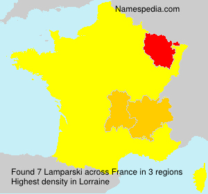 Surname Lamparski in France
