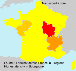 Surname Lancinot in France Surname Lancinot in France