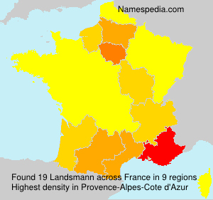Surname Landsmann in France